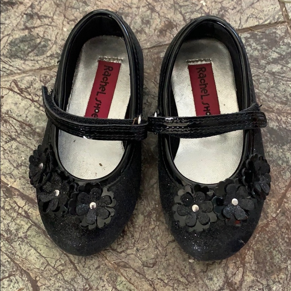 Girls black dress shoes